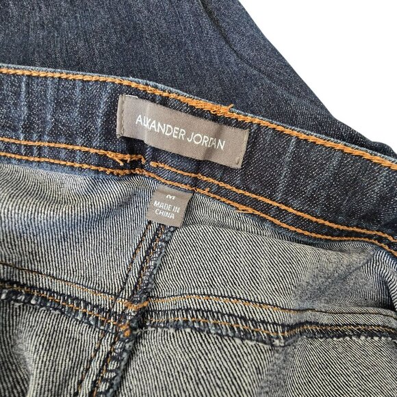 Alexander Jordan Womens Denim Skinny Jeans Size M Dark Wash Jeggings JJ3920 - Picture 3 of 9